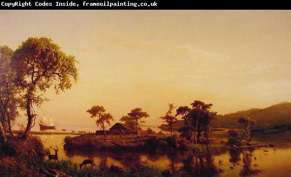 Albert Bierstadt Gosnold at Cuttyhunk